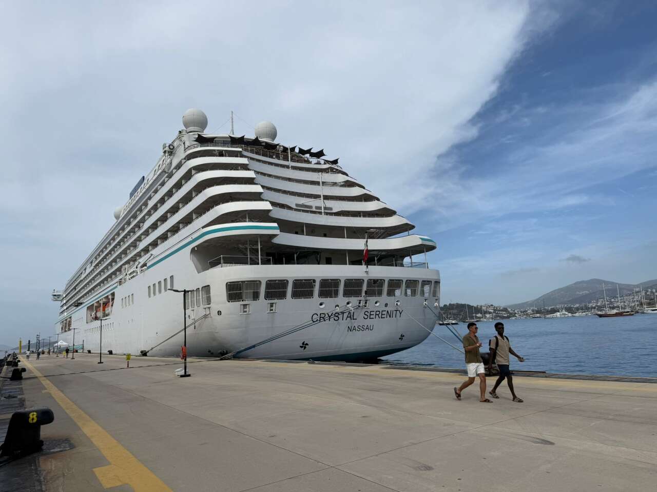 Hollywood Efsanesi Julie Andrews’ün Vaftiz Annesi Olduğu Crystal Serenity Bodrum’a Geldi 3